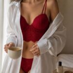 Kırmızı Renk Bralet Takım