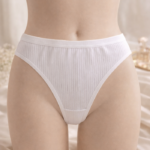 Çizgili Beyaz Külot