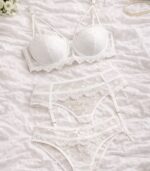 İnci Dantel Jartiyerli Sütyen Takımı - Görsel 2