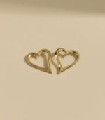 Pure Love Gold Küpe - Görsel 2