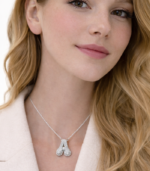 A Harfli Silver Kolye - Görsel 2