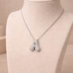 A Harfli Silver Kolye