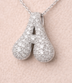 A Harfli Silver Kolye - Görsel 3