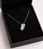 F Harfli Silver Kolye - Görsel 3