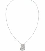 B Harfli Silver Kolye - Görsel 3