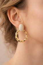 Soft Marble Küpe - Görsel 2