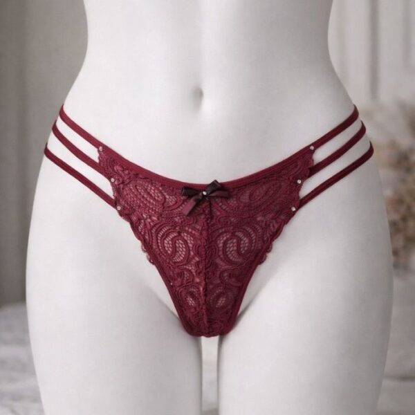 Dantelli İnce Tanga