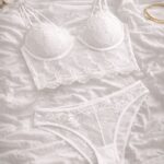 Ekru Renk Bralet Takım