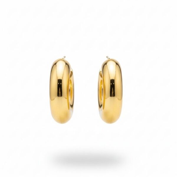 Gold Curve Küpe