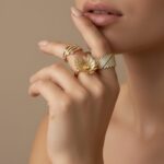 Golden Bloom Yüzük Seti