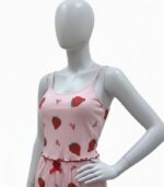 Kalp Detaylı Çilek Takım - Görsel 2