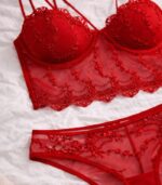 Kırmızı Renk Bralet Takım - Görsel 2