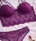 Mor Renk Bralet Takım - Görsel 2