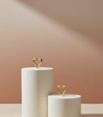 Pure Love Gold Küpe - Görsel 4