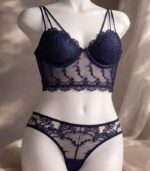 Saks Mavisi Bralet Takım - Görsel 2