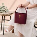 Luna Bucket Bordo Çanta