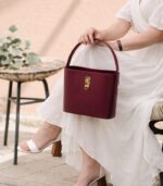 Luna Bucket Bordo Çanta