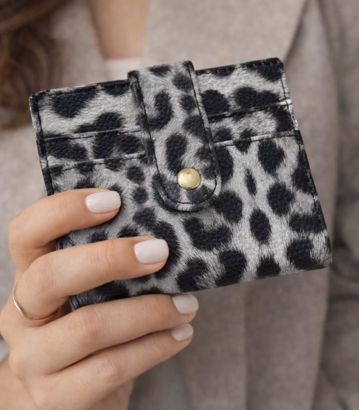 Mini Leopar Cüzdan
