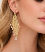 Petek Gold Küpe - Görsel 2