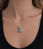 Z Harfli Silver Kolye - Görsel 3