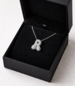 R Harfli Silver Kolye - Görsel 2