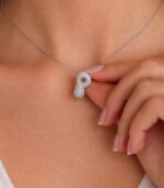 P Harfli Silver Kolye - Görsel 2