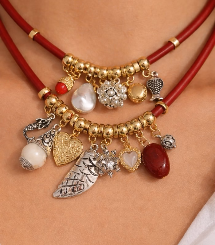 Pearl Charm Kolye - Görsel 4