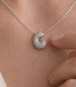 C Harfli Silver Kolye - Görsel 2