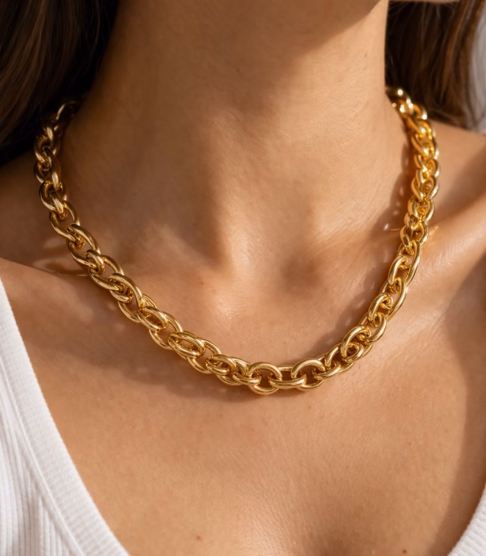 Gold Kadın Kolye - Görsel 2