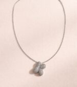 K Harfli Silver Kolye - Görsel 3