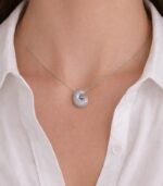 G Harfli Silver Kolye