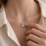 C Harfli Silver Kolye