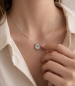 C Harfli Silver Kolye