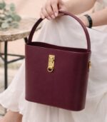 Luna Bucket Bordo Çanta - Görsel 2