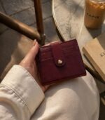 Bordo Mini Kadın Cüzdan - Görsel 2