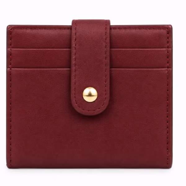 Bordo Mini Kadın Cüzdan