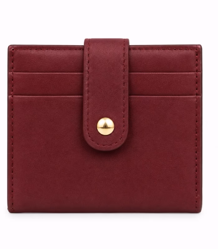 Bordo Mini Kadın Cüzdan