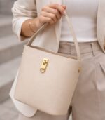 Luna Bucket Bej Çanta - Görsel 3
