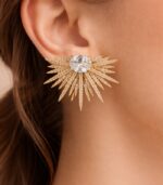 Sunburst Küpe - Görsel 2