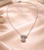 T Harfli Silver Kolye - Görsel 2