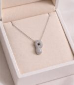 P Harfli Silver Kolye