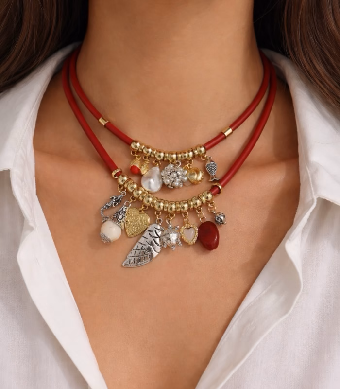 Pearl Charm Kolye - Görsel 2