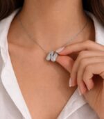 N Harfli Silver Kolye