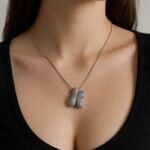 K Harfli Silver Kolye