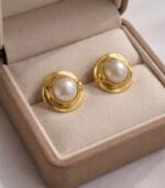 Soleil Krem Küpe - Görsel 3