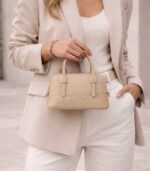 Belleza Zebra Bej Çanta - Görsel 3