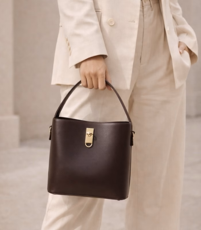Luna Bucket Acı Kahve Çanta - Görsel 3
