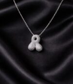 R Harfli Silver Kolye - Görsel 3