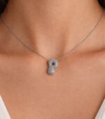 P Harfli Silver Kolye - Görsel 3