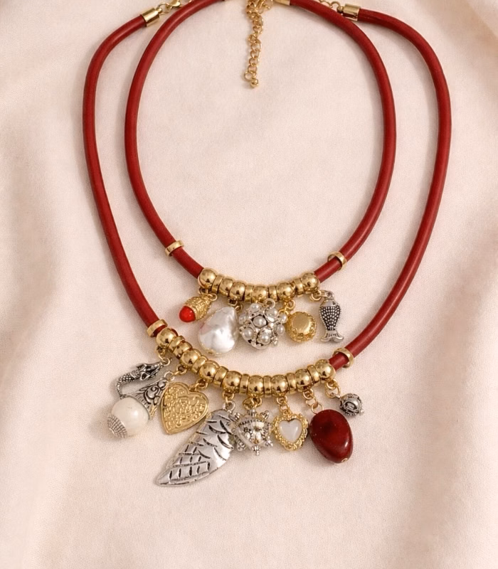 Pearl Charm Kolye - Görsel 5